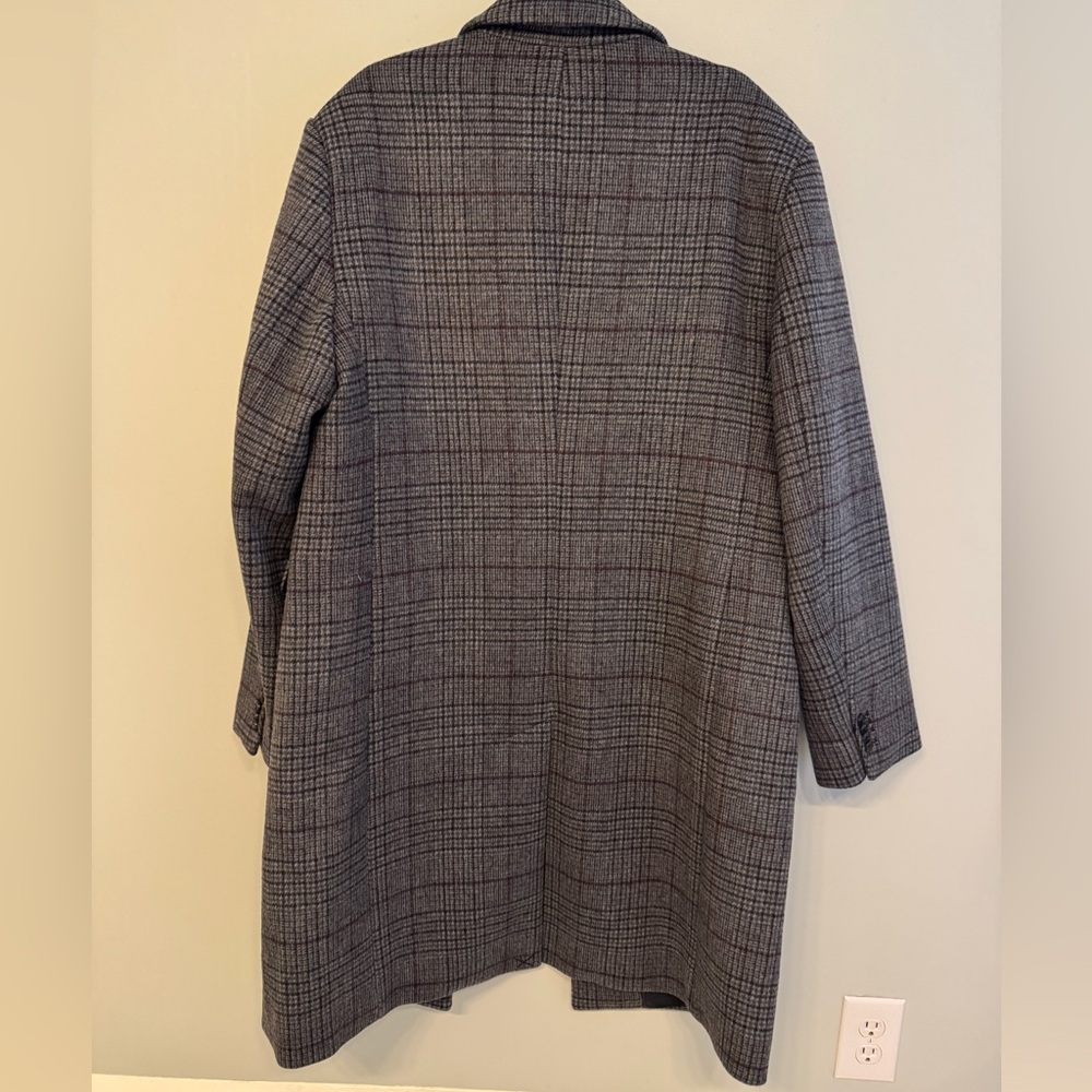 Banana Republic Gray Trench Coat - Picture 2 of 6